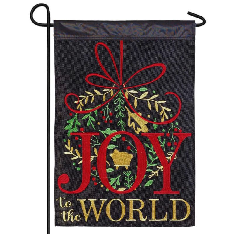 Joy To The World Garden Flag